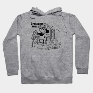 Steamboat Willie Vintage Hoodie